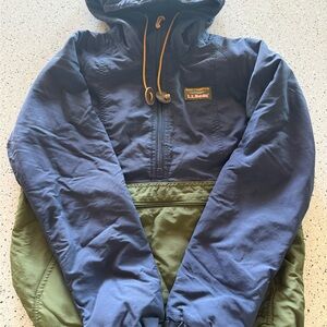 L.L. Bean Blue and Green Hoodie